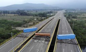 Blockierte Autobahn