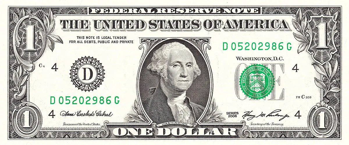 Ein Dollar Note